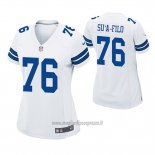 Maglia NFL Game Donna Dallas Cowboys Xavier Su'a Filo Bianco