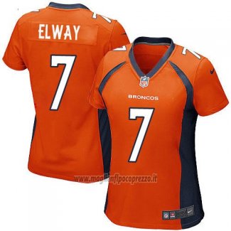 Maglia NFL Game Donna Denver Broncos Elway Arancione