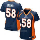 Maglia NFL Game Donna Denver Broncos Miller Blu