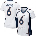 Maglia NFL Game Donna Denver Broncos Sanchez Bianco