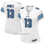 Maglia NFL Game Donna Detroit Lions Jones Bianco