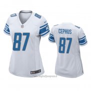 Maglia NFL Game Donna Detroit Lions Quintez Cephus Bianco