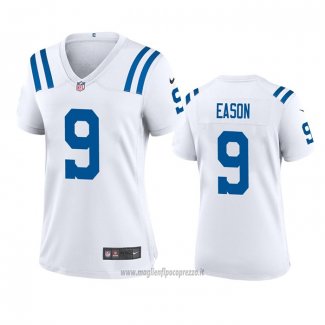 Maglia NFL Game Donna Indianapolis Colts 9 Jacob Eason Bianco