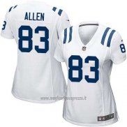 Maglia NFL Game Donna Indianapolis Colts Allen Bianco