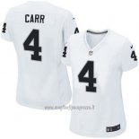 Maglia NFL Game Donna Las Vegas Raiders Carr Bianco