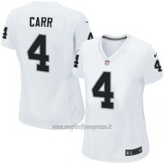 Maglia NFL Game Donna Las Vegas Raiders Carr Bianco
