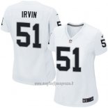 Maglia NFL Game Donna Las Vegas Raiders Irvin Bianco