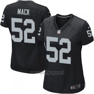 Maglia NFL Game Donna Las Vegas Raiders Mack Nero