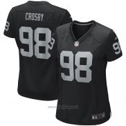 Maglia NFL Game Donna Las Vegas Raiders Maxx Crosby Nero