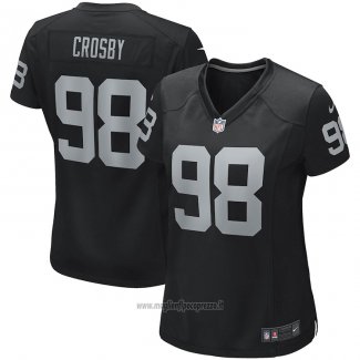 Maglia NFL Game Donna Las Vegas Raiders Maxx Crosby Nero