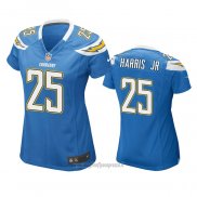 Maglia NFL Game Donna Los Angeles Chargers 25 Chris Harris Jr Blu