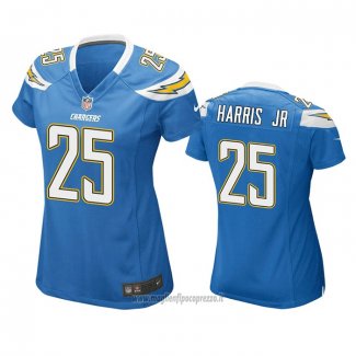 Maglia NFL Game Donna Los Angeles Chargers 25 Chris Harris Jr Blu