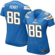 Maglia NFL Game Donna Los Angeles Chargers Henry Blu