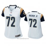 Maglia NFL Game Donna Los Angeles Rams Tremayne Anchrum Jr. Bianco