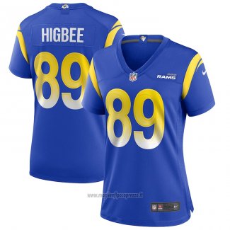 Maglia NFL Game Donna Los Angeles Rams Tyler Higbee Blu