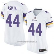 Maglia NFL Game Donna Minnesota Vikings Asiata Bianco