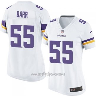 Maglia NFL Game Donna Minnesota Vikings Barr Bianco