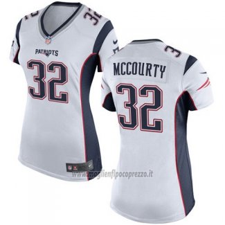 Maglia NFL Game Donna New England Patriots Mccourty Bianco
