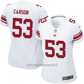 Maglia NFL Game Donna New York Giants Carson Bianco