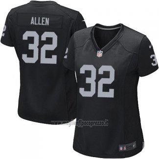 Maglia NFL Game Donna Philadelphia Eagles Allen Nero