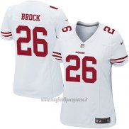 Maglia NFL Game Donna San Francisco 49ers Brock Bianco