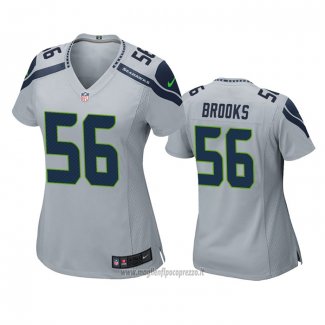 Maglia NFL Game Donna Seattle Seahawks Jordyn Brooks Grigio