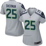 Maglia NFL Game Donna Seattle Seahawks Sherman Grigio