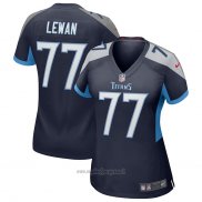 Maglia NFL Game Donna Tennessee Titans Taylor Lewan Blu