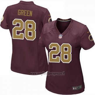 Maglia NFL Game Donna Washington Commanders Green Marrone