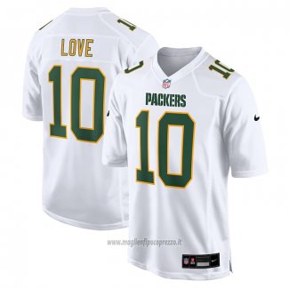 Maglia NFL Game Green Bay Packers Jordan Love Fashion Bianco
