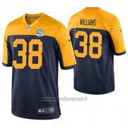 Maglia NFL Game Green Bay Packers Tramon Williams Blu 100th Anniversary Alternate