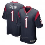 Maglia NFL Game Houston Texans Kenyon Green 2022 NFL Draft Pick Blu