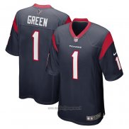Maglia NFL Game Houston Texans Kenyon Green 2022 NFL Draft Pick Blu