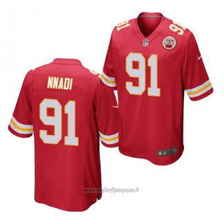 Maglia NFL Game Kansas City Chiefs Derrick Nnadi Rosso