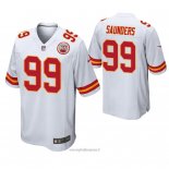 Maglia NFL Game Kansas City Chiefs Khalen Saunders Bianco