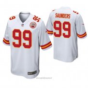 Maglia NFL Game Kansas City Chiefs Khalen Saunders Bianco