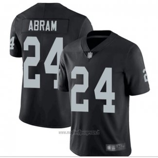 Maglia NFL Game Las Vegas Raiders 24 Johnathan Abram Nero