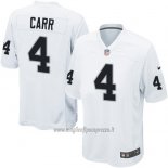 Maglia NFL Game Las Vegas Raiders Carr Bianco