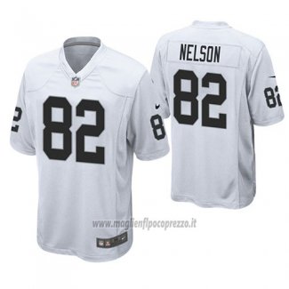 Maglia NFL Game Las Vegas Raiders Jordy Nelson Bianco