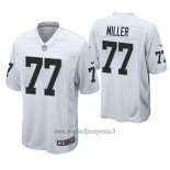 Maglia NFL Game Las Vegas Raiders Kolton Miller Bianco
