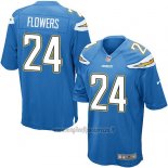 Maglia NFL Game Los Angeles Chargers Flowers Blu