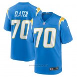 Maglia NFL Game Los Angeles Chargers Rashawn Slater Blu