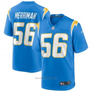 Maglia NFL Game Los Angeles Chargers Shawne Merriman Retired Blu