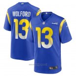 Maglia NFL Game Los Angeles Rams John Wolford Blu