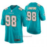 Maglia NFL Game Miami Dolphins Kendall Langford 2018 Verde
