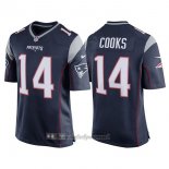 Maglia NFL Game New England Patriots 14 Brandin Cooks Blu