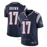 Maglia NFL Game New England Patriots 17 Antonio Brown Blu