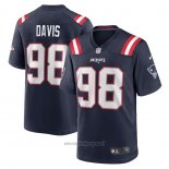 Maglia NFL Game New England Patriots Carl Davis Blu