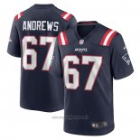 Maglia NFL Game New England Patriots Jake Andrews Blu