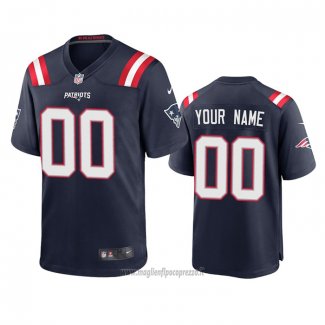 Maglia NFL Game New England Patriots Personalizzate 2020 Blu
